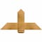 Ekena Millwork Eugene Rough Sawn Timber Gable Bracket, Western Red Cedar, 36"W x 18"H x 4"D x 6"F, 12/12 Pitch GBW036X18X0406EUG00RWR - alternate 1